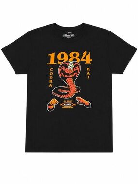 Karate Kid Cobra Kai 1984 Black Graphic Tee